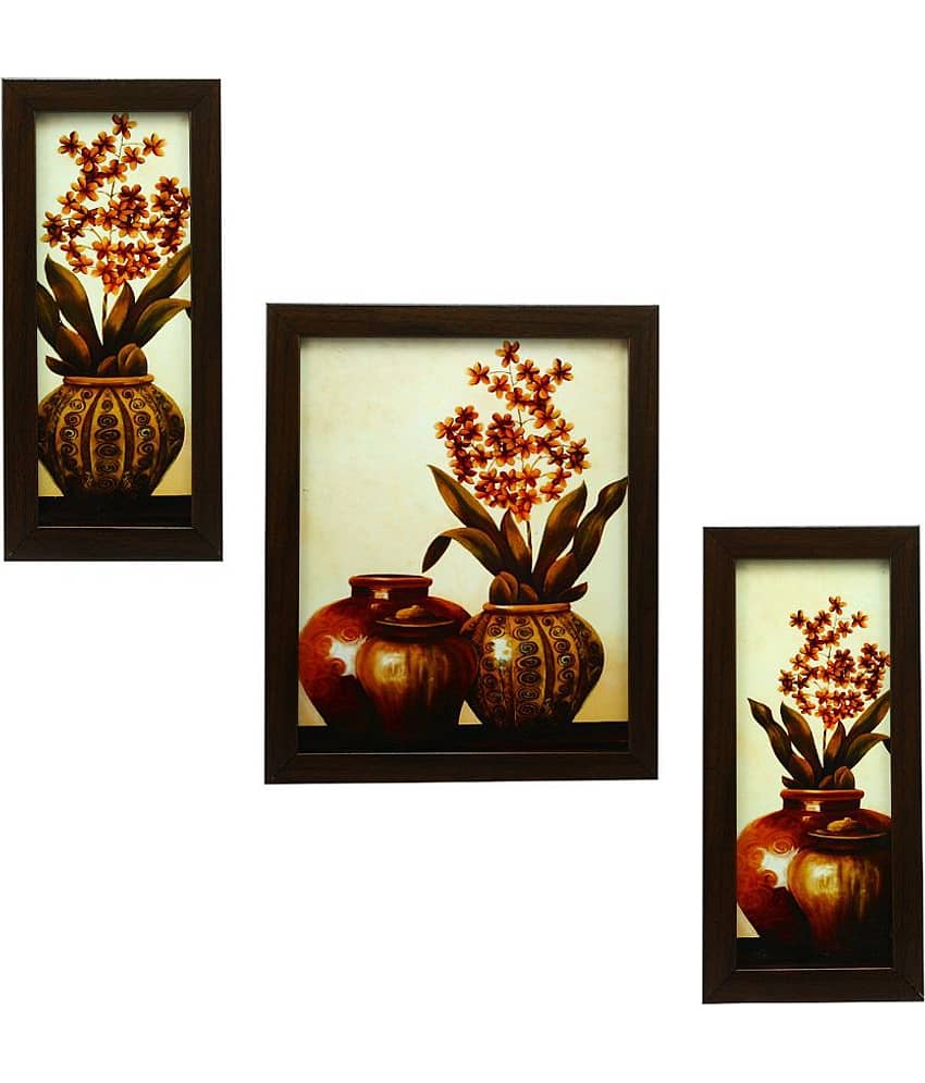Indianara Synthetic Painting With Frame