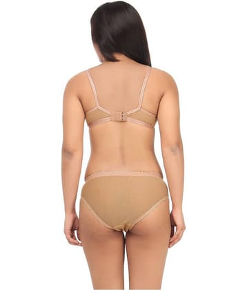 TCG Beige Lace Bra & Panty Set