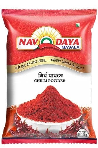Navdaya Chilli Powder (500g) | Vibrant Red Spice | Everyday Cooking