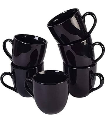Love Unlimited Solid Bone China Tea Cup 150 ml ( Pack of 6 )