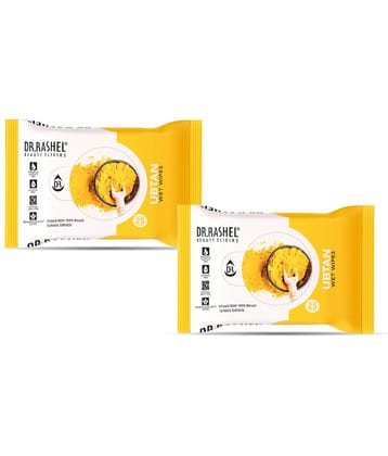 DR.RASHEL Ubtan PETROL PERFUME Wet Wipes ( 25 Pcs ) Pack of 2