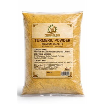 TURMERIC POWDER - 1 kg - One packet turmeric powder
