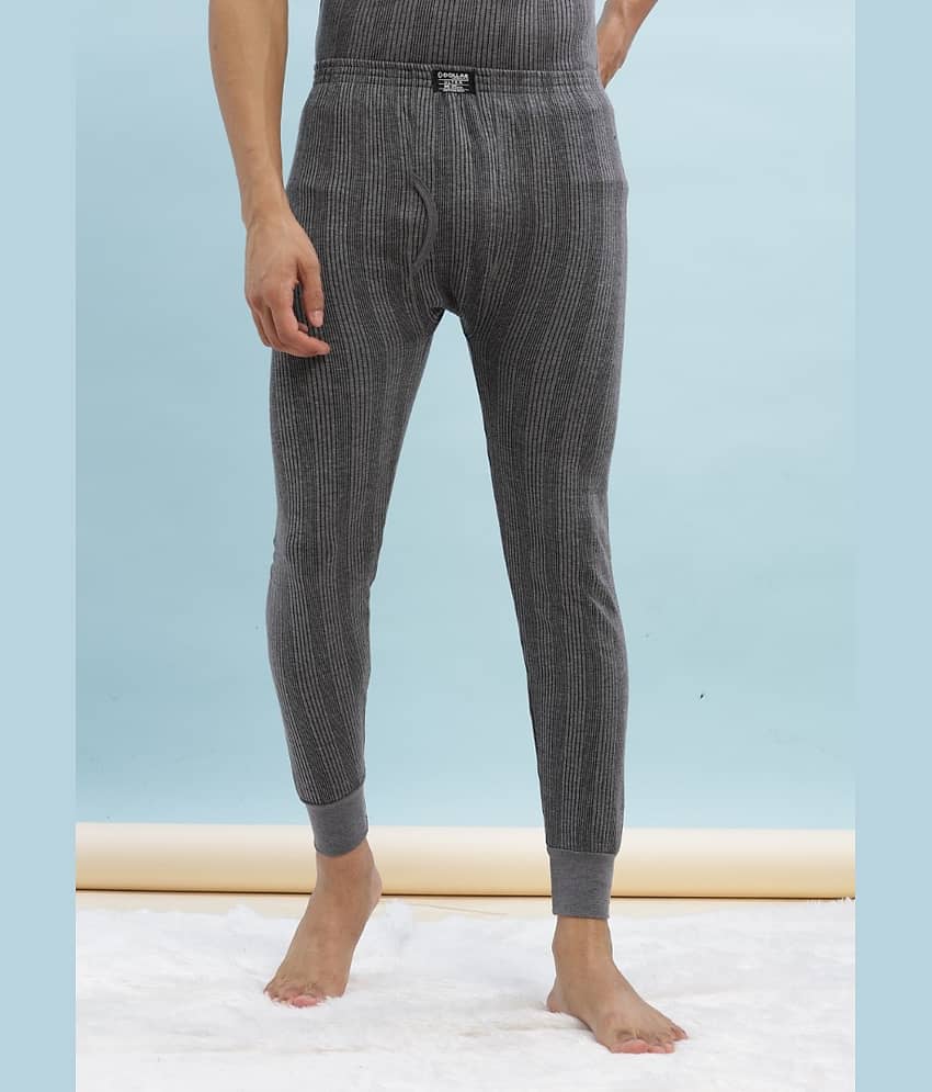 Dollar Ultra Pack of 1 Cotton Blend Thermal Bottoms For Men's ( Grey )
