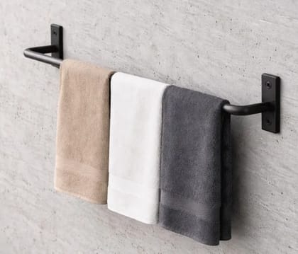 Wall Mounted Clothes & Towel Rod special for foulded clothes your home and kitchen use Black powder coated height 18inch width 4inch