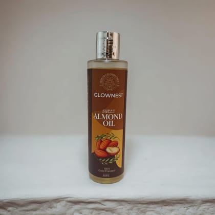 Glownest Sweet Almond Oil Cold Pressed (200ml)