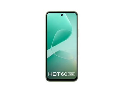 Infinix HOT60 5G Smartphone (6GB RAM, 128GB), 90FPS Gaming, One-Tap AI Button - Tundra Green