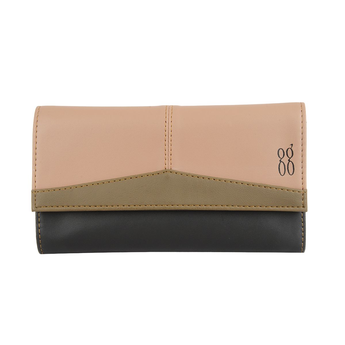 CINNAMON WALLETS 3 FOLD L BLACK