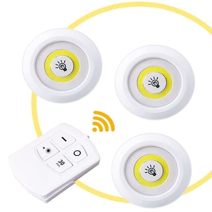 Wireless Smart LED Under Cabinet Lights (Pack of 3) Battery Powered Night Lamps with Remote Control for Kitchen, Wardrobe, Cupboard, Stairs Best Gift for Home Lighting ( Without Power Cell ) Wireless Smart LED Under Cabinet Lights (Pack of 3) Battery Powered Night Lamps with Remote Control for Kitchen, Wardrobe, Cupboard, Stairs Best Gift for Home Lighting ( Without Power Cell )