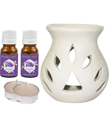 Peepalcomm Ceramic Aroma Oils & Diffusers Set - Pack of 5
