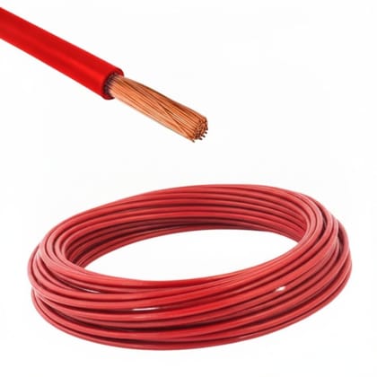 Electrical Copper Wiring Cable - Red