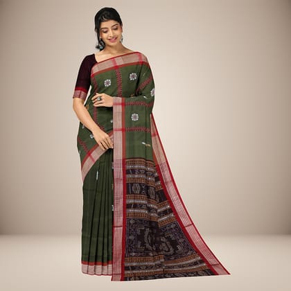 Bomkai Cotton Saree