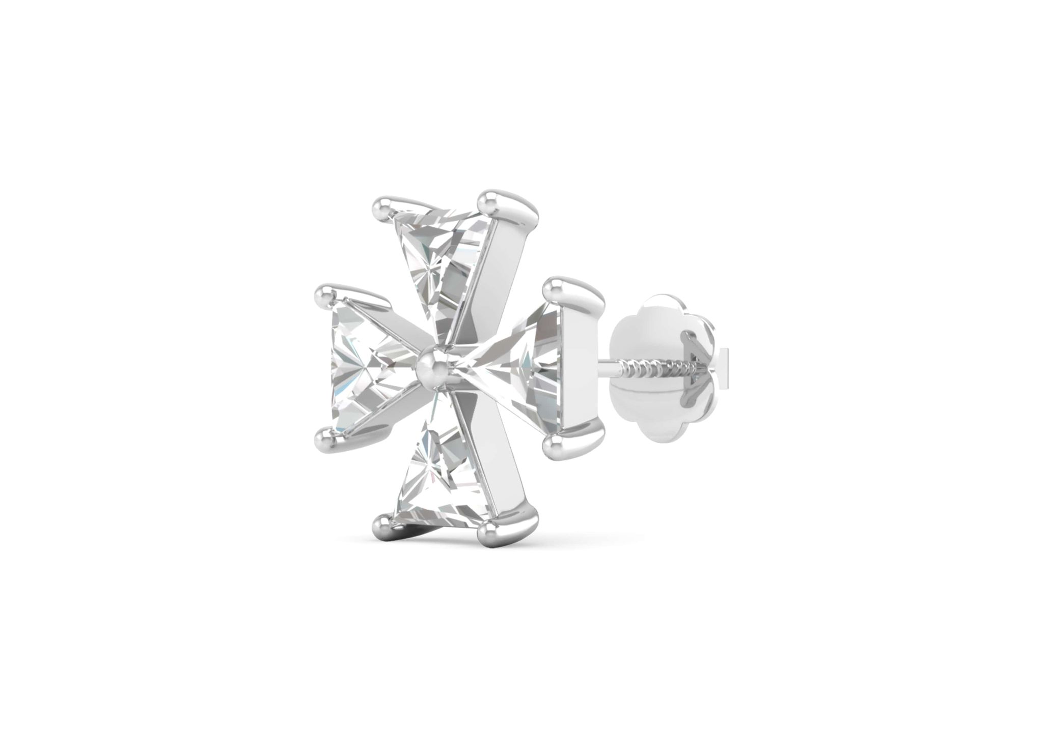 Vibrant Inverted Triad Men's Stud (1 Pc Only)