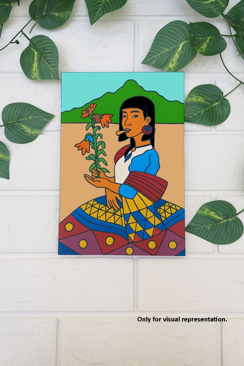 Dbeautify's Flower – DIY MDF Traditional Painting