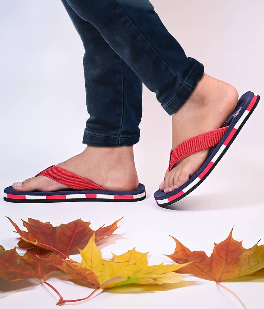 Chappal Wala Navy Men's Thong Flip Flop