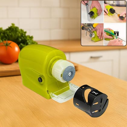 Cordless Motorized Knife Blade Sharpener Tool (Battery Operated)
