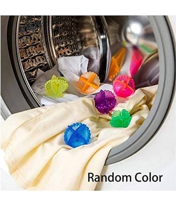 KTU  4 pieces Laundry Washing Ball for wachine machine & Cleaning | washing clohes accesories | Home Improovement & Hardware tubing (Pack of 4) (MULTICOLOR)