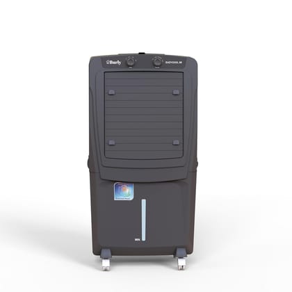 BHABURLY Eazycool 85 L Desert Air Cooler, 4500 CMH Air Delivery, 4-Way Air Deflection & Auto Swing, Anti-Bacterial Honeycomb, Ice Chamber, 3-Speed Control , Inverter Compatible,  1 Yr Warranty - Gray