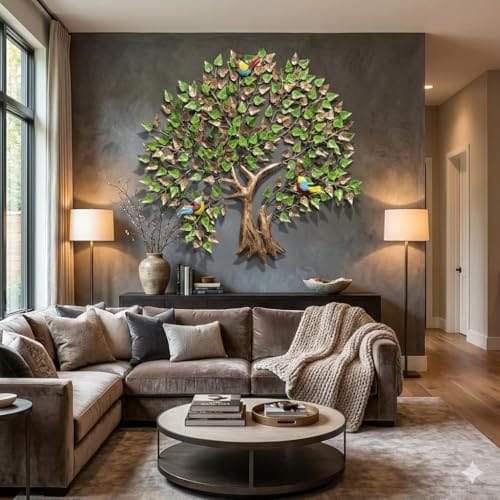 Wall Art Decor for Living room Home Bedroom Cafe Interior Decorative | Elegant Wall Hanging Sculpture | Gift Item