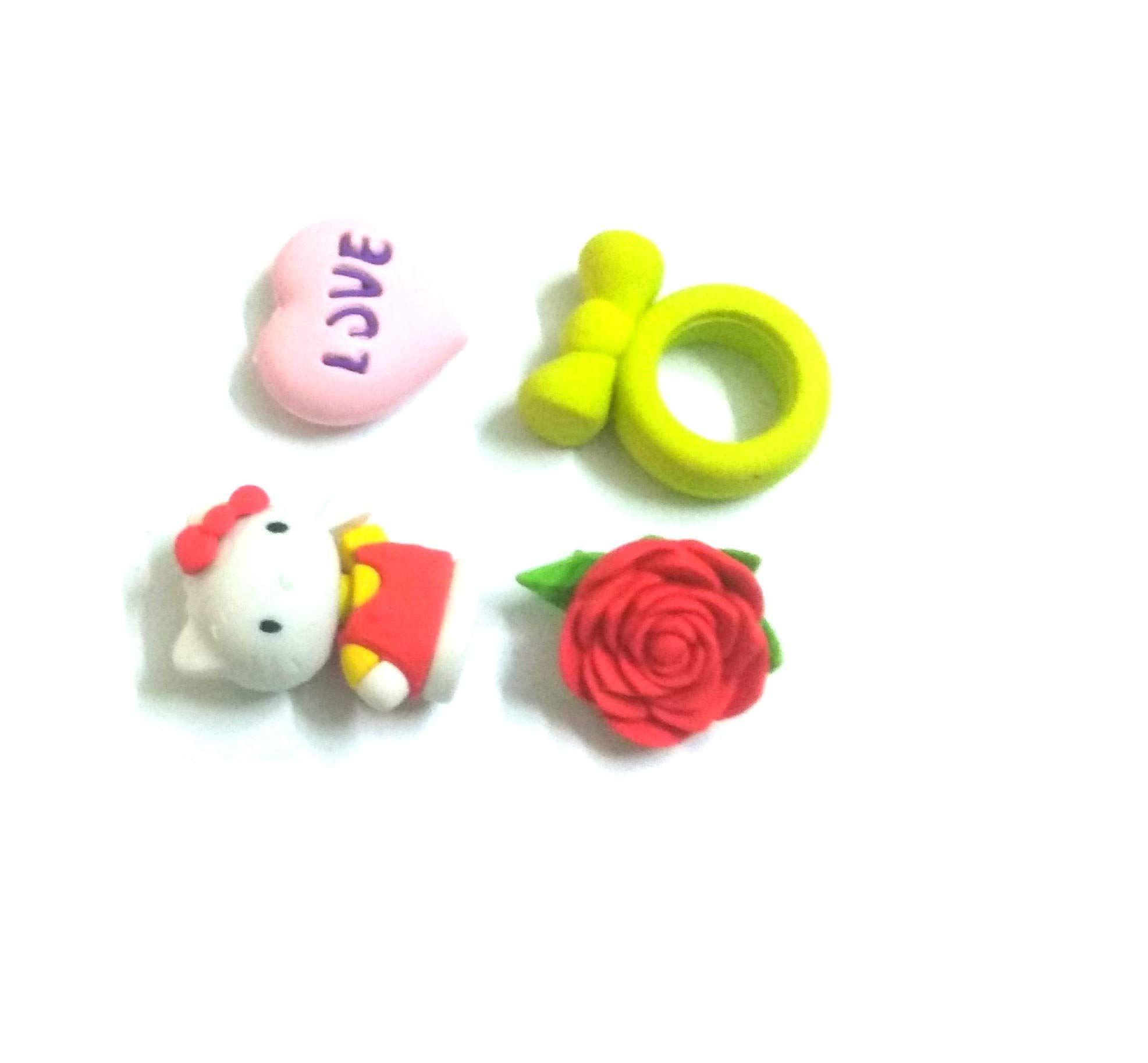 Nawani 4 pic Doll Accessories Erasers for Kids