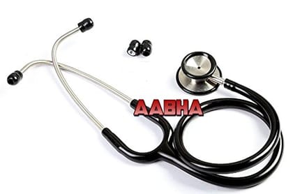 AAbha Dual Head Stainless Steel Stethoscope for Medical Students