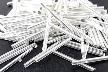 Nawani 360 Pic Glass Pipe for Jewellery Making, Embroidery, Beading, Art and Craft Supplies. Size - 8 cm.
