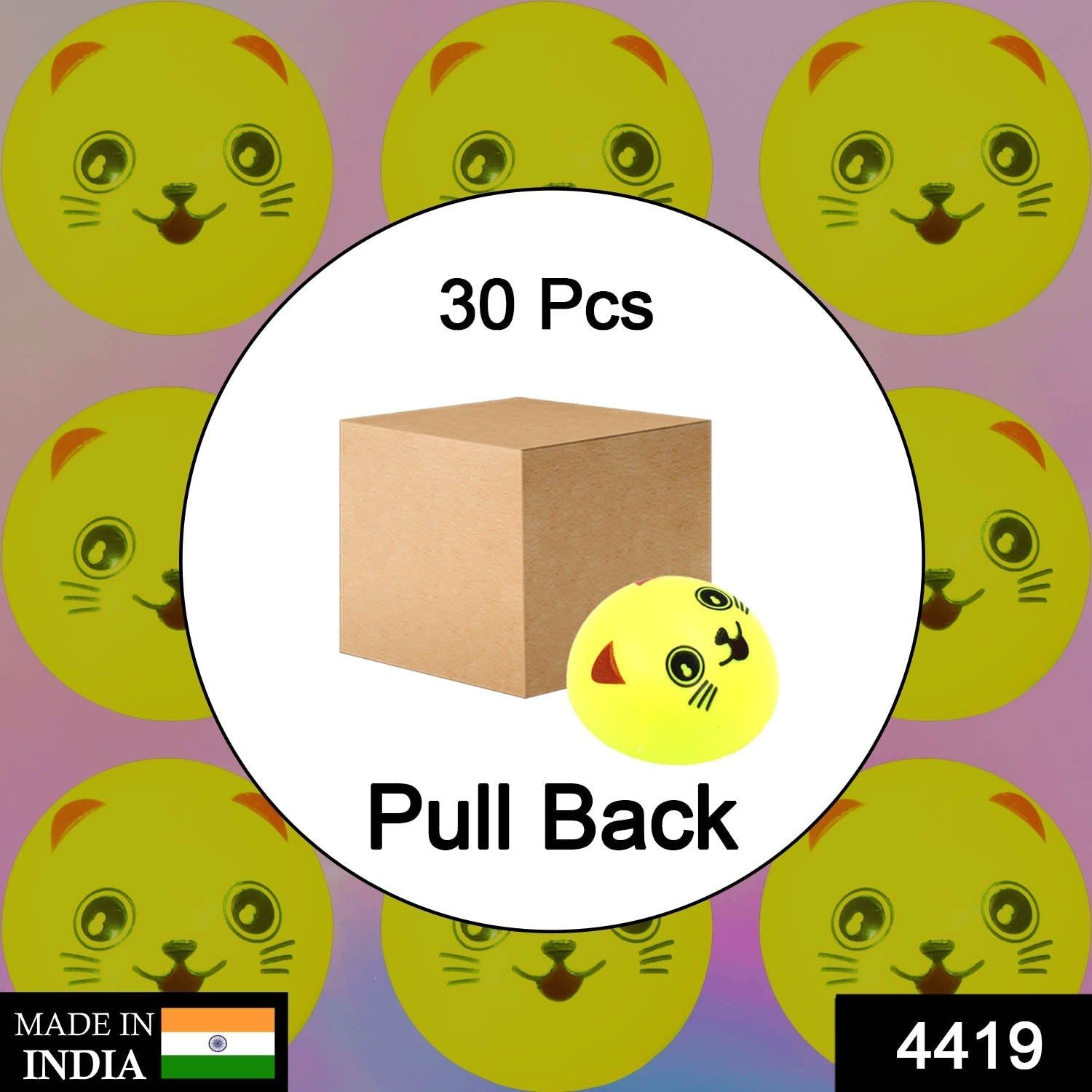 30-Piece Pull-Back Smiley Toy Set