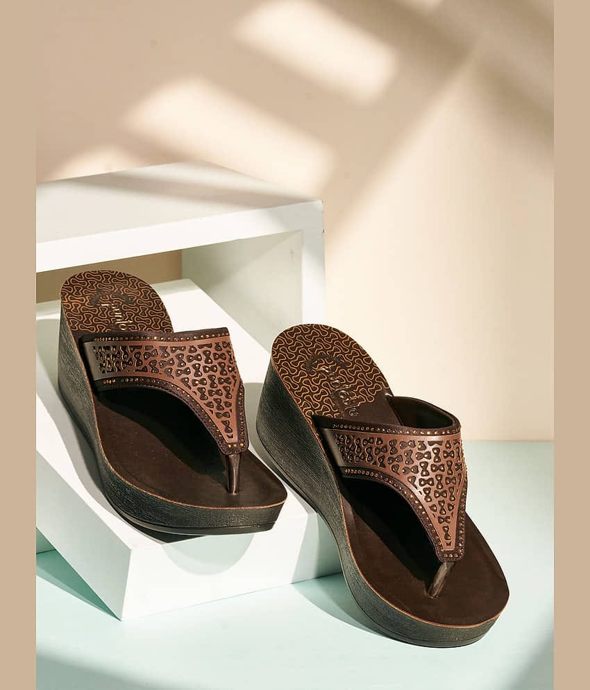 Puntoblu Brown Women's Sandal Heels