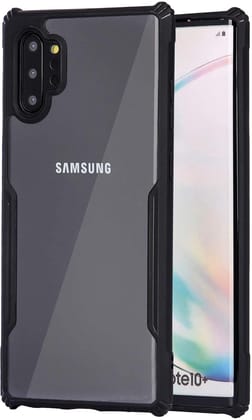 PLUGTECH Slim Shockproof Case | Matte Black Soft | Drop Protection | Precise Cutouts | Premium Mobile Cover for Samsung Galaxy Note 10 Plus
