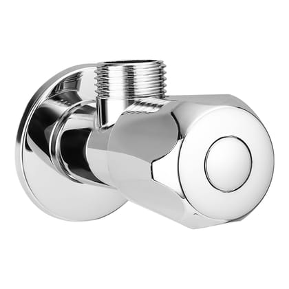 Orvos Angle Valve, Hexagonal, Premium 304 Stainless Steel Chrome Plated Body with Full Brass Cartridge Inside, Set of 1, for Hot & Cold Supply to Geysers, Sinks, Basins and Flush Tanks Orvos Angle Valve, Hexagonal, Premium 304 Stainless Steel Chrome Plated Body with Full Brass Cartridge Inside, Set of 1, for Hot & Cold Supply to Geysers, Sinks, Basins and Flush Tanks