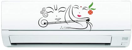 DreamKraft Decorative AC Air Conditioner PVC Sticker (Multicolour, 19 cm X 35 cm)
