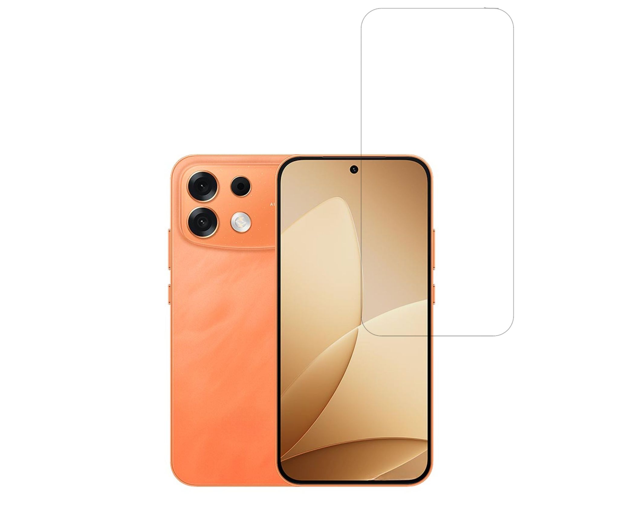 ISAAK Front Screen Protector Compatible with OPPO F35 Pro (Pack of 1)