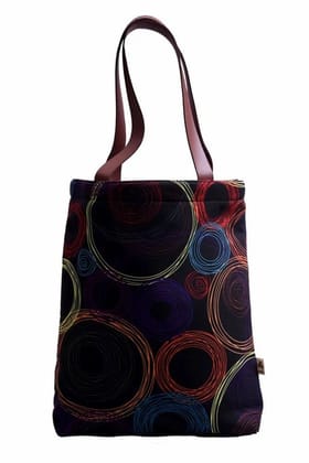 Astara printed canvas bag