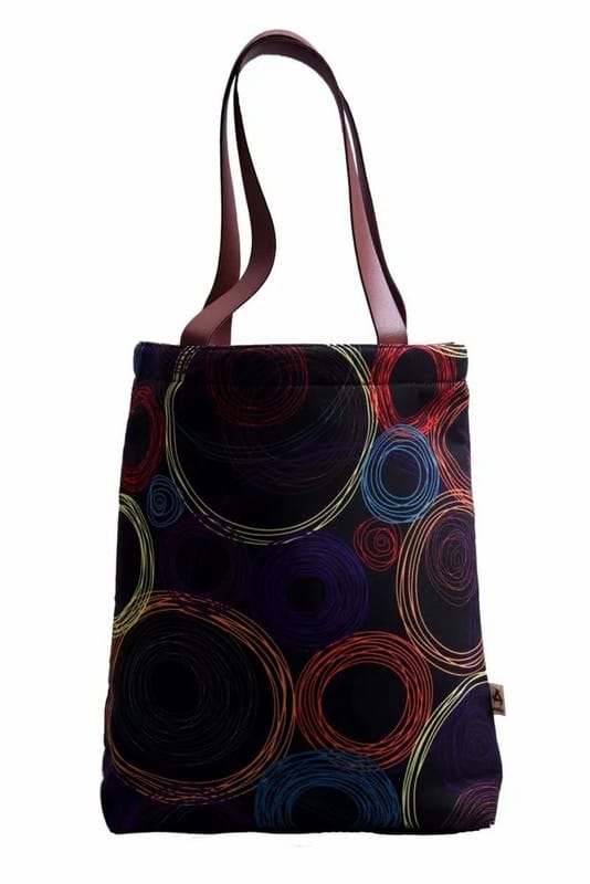 Astara printed canvas bag