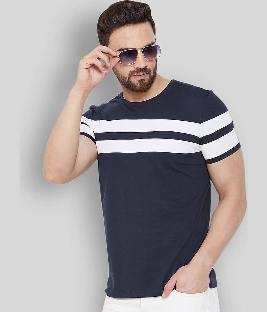 AUSK Pack of 1 Cotton Regular Fit Men's T-Shirt ( Multicolor )