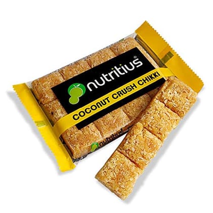 Nutritius Coconut Crush Chikki, 125 gm Nutritius Coconut Crush Chikki, 125 gm