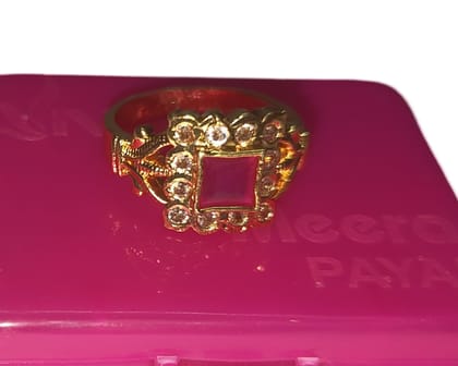 Gold Plated Adjustable Ring