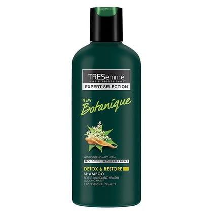 Tresemme Detox & Restore Shampoo, With Ginseng And Neem, No Dyes, No Parabens, Safe For Colour-Treated Hair, 185 Ml Tresemme Detox & Restore Shampoo, With Ginseng And Neem, No Dyes, No Parabens, Safe For Colour-Treated Hair, 185 Ml