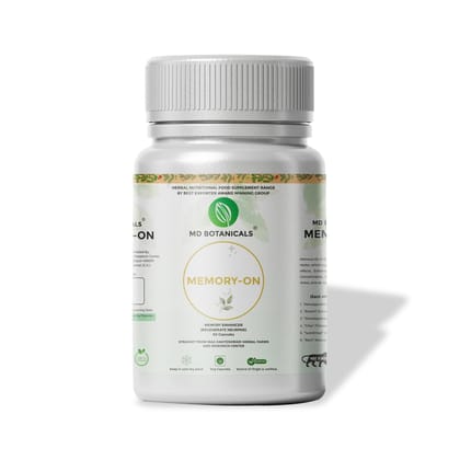 Memory On (60 Caps), Maa Danteshwari Herbal Farm's 100% Natural & Certified Organic Herbs Memory On (60 Caps), Maa Danteshwari Herbal Farm's 100% Natural & Certified Organic Herbs