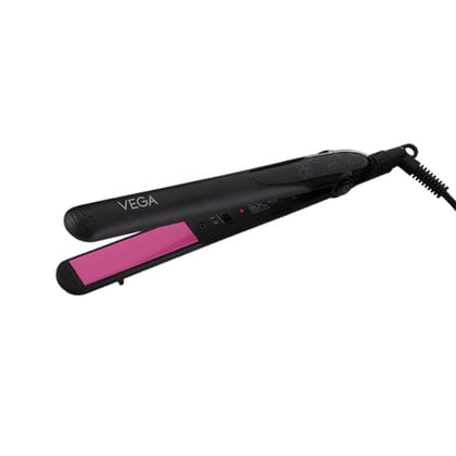 VEGA Adore Hair Straightener with Ceramic Coated Plates & Quick Heat-Up (VHSH-18), Color May Vary, (Made In India)