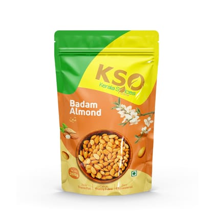 Kerala Spices Premium Almonds 200 gm Nutritious and Delicious Whole Nuts Badam Ideal for Healthy Lifestyle Kerala Spices Premium Almonds 200 gm Nutritious and Delicious Whole Nuts Badam Ideal for Healthy Lifestyle