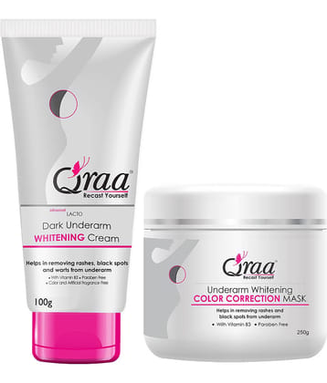 QRAA Underarm Kit for Dark Underarms | 350 g, Pack of 2