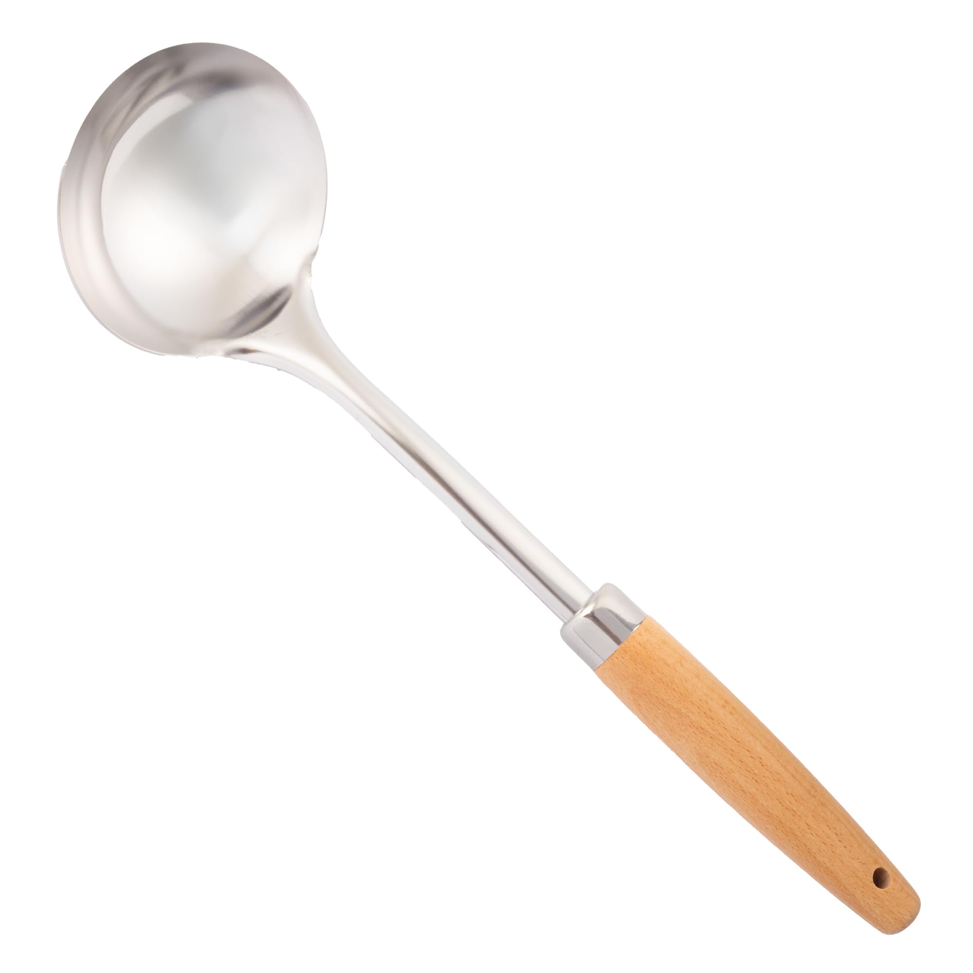 NATURALLYOURS Stainless Steel Wok Ladle