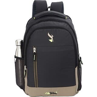 Life Today Large 35 L Laptop Backpack Bags For Men & Women | School Backpack | Lightweight College Back Pack (Black) Life Today Large 35 L Laptop Backpack Bags For Men & Women | School Backpack | Lightweight College Back Pack (Black)