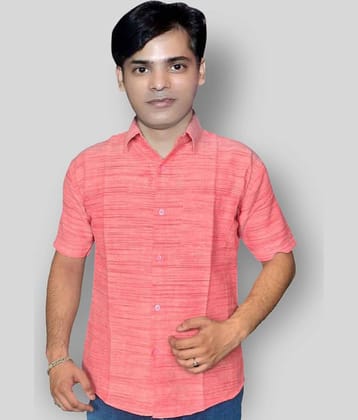 DESHBANDHU DBK - Pink Cotton Regular Fit Men's Formal Shirt (Pack of 1)