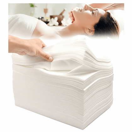 KUDIZE Laminated Water Proof Disposable Non-Woven 30 GSM Bed Sheet for Hospital; Hotel; Spa and Beauty Parlor (63 x 80 Inch)(160.00 x 203.20 cm) (Pack of 05)