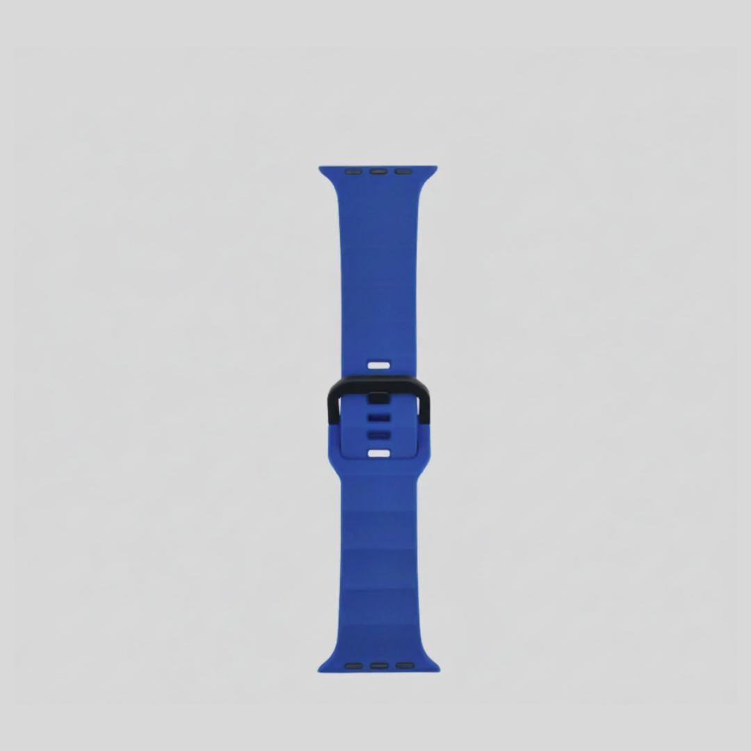 WrapCart Apple Watch Matrix Band Strap Silicone 42/44/45/49 mm WrapCart Apple Watch Matrix Band Strap Silicone Blue 42/44/45/49 mm