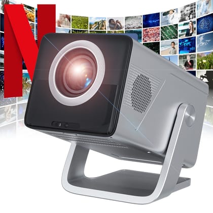 Portronics Beem 570 Netflix Certified, 1080P HD Native Resolution, Adjustable Angles, 5W Speaker