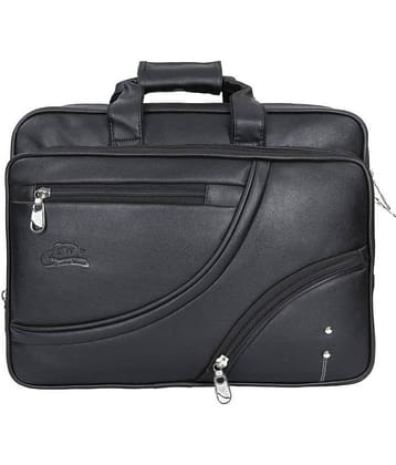 Leather Gifts Laptop Bag Black Leather Office Bag