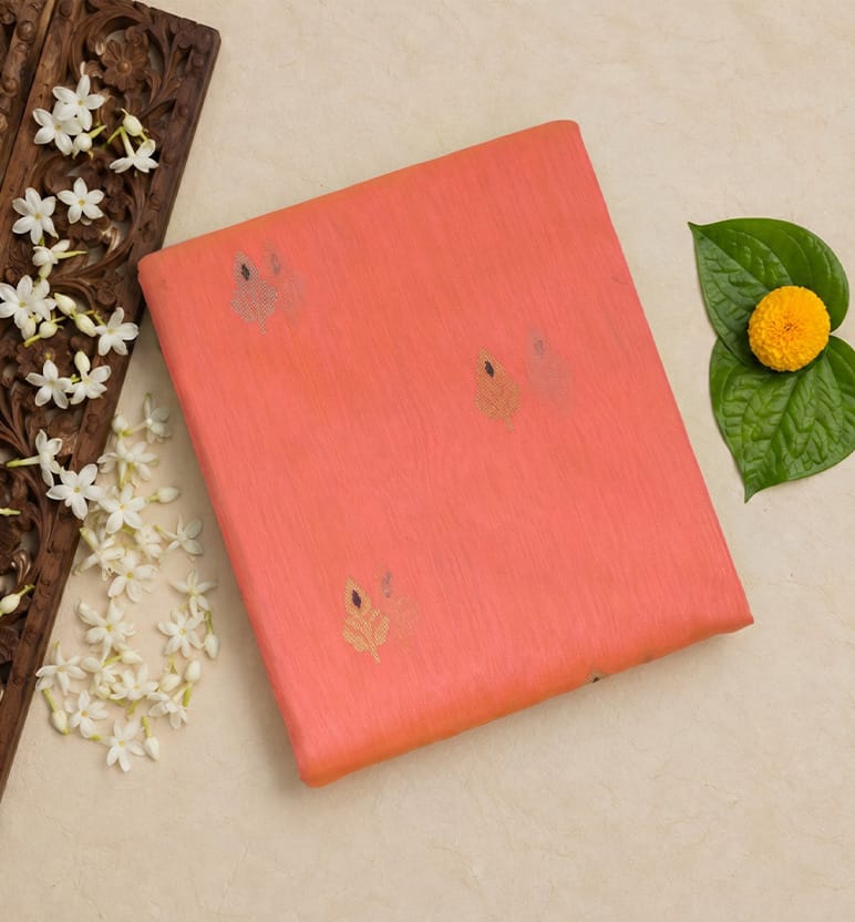 Handloom Chanderi Silk By Cotton Saree