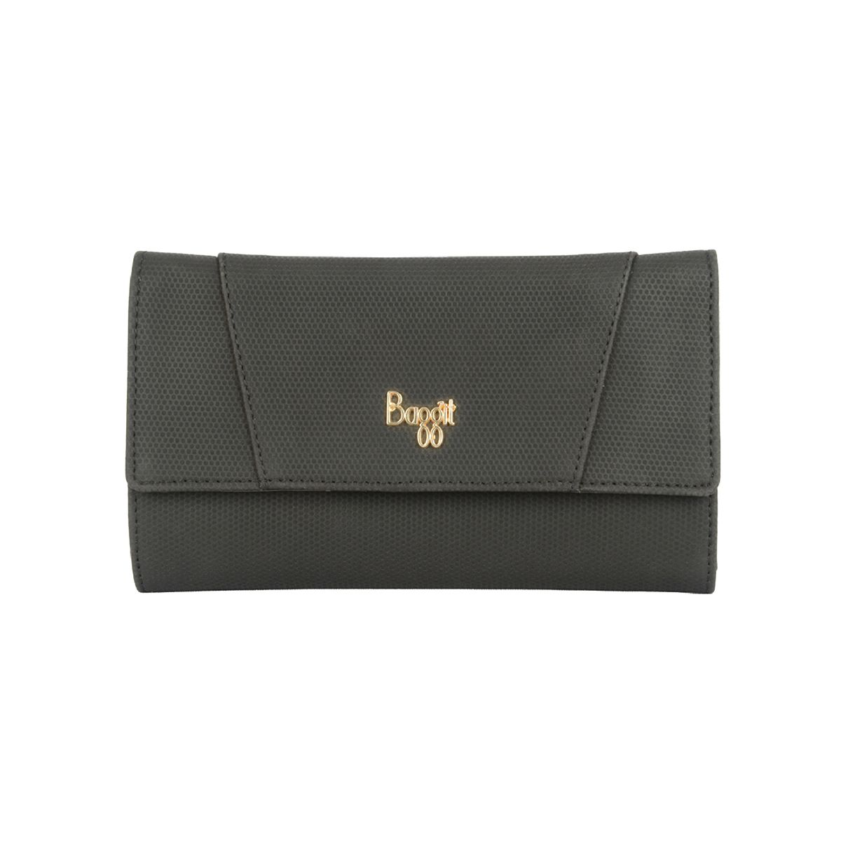 FLICKER EMBRY WALLETS 3 FOLD L BLACK